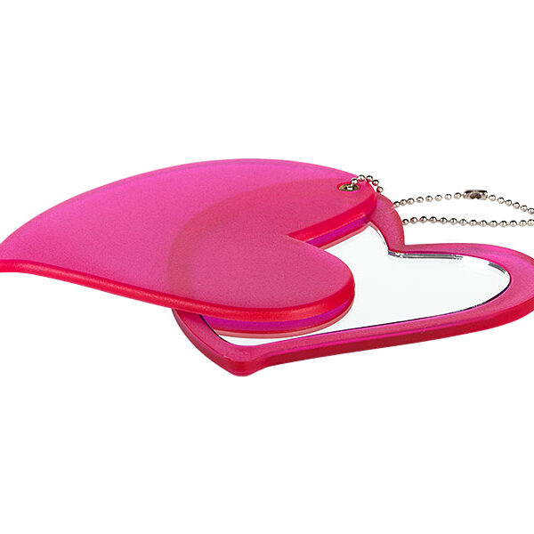LOLLIPOP, plastično ogledalce, pink